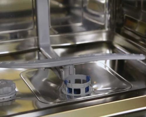 Grey Bosch dishwasher spray arm